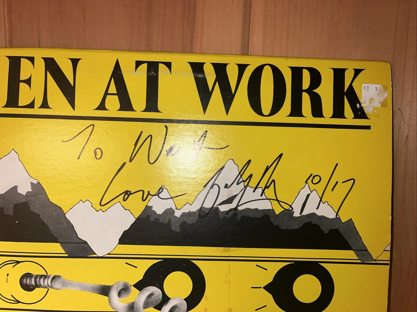 Men At Work Business as Usual Colin Hay Signed Autograph Record Album Vinyl, изображение 3