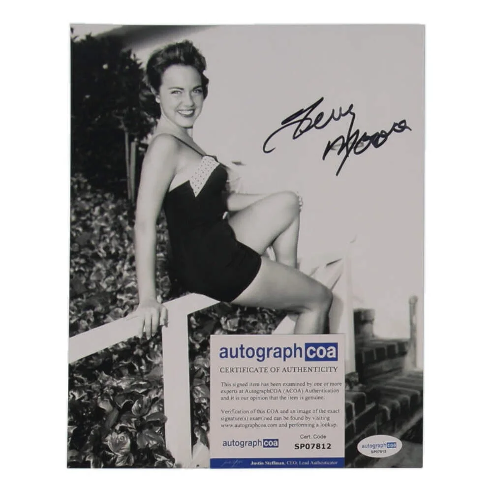Terry Moore — Terry Moore Signed 8x10 Photo (ACOA), image 2