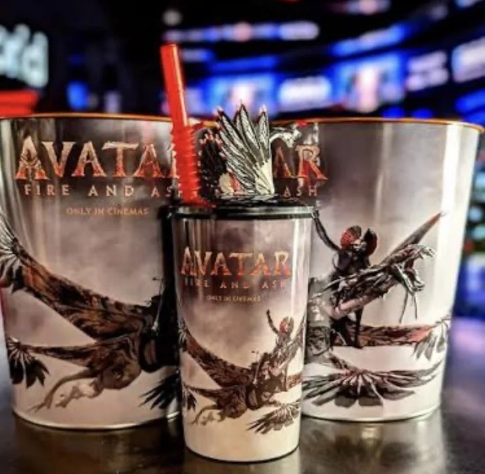 Avatar Fire & Ice Cup Cineworld Merchandise New White Nightwraith Topper, image 3
