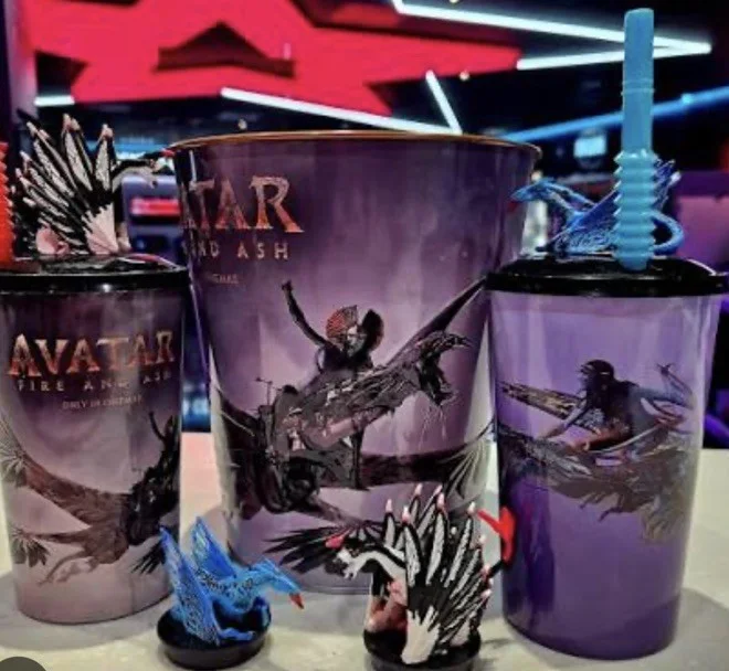 Avatar Fire & Ice Cup Cineworld Merchandise New White Nightwraith Topper, image 4