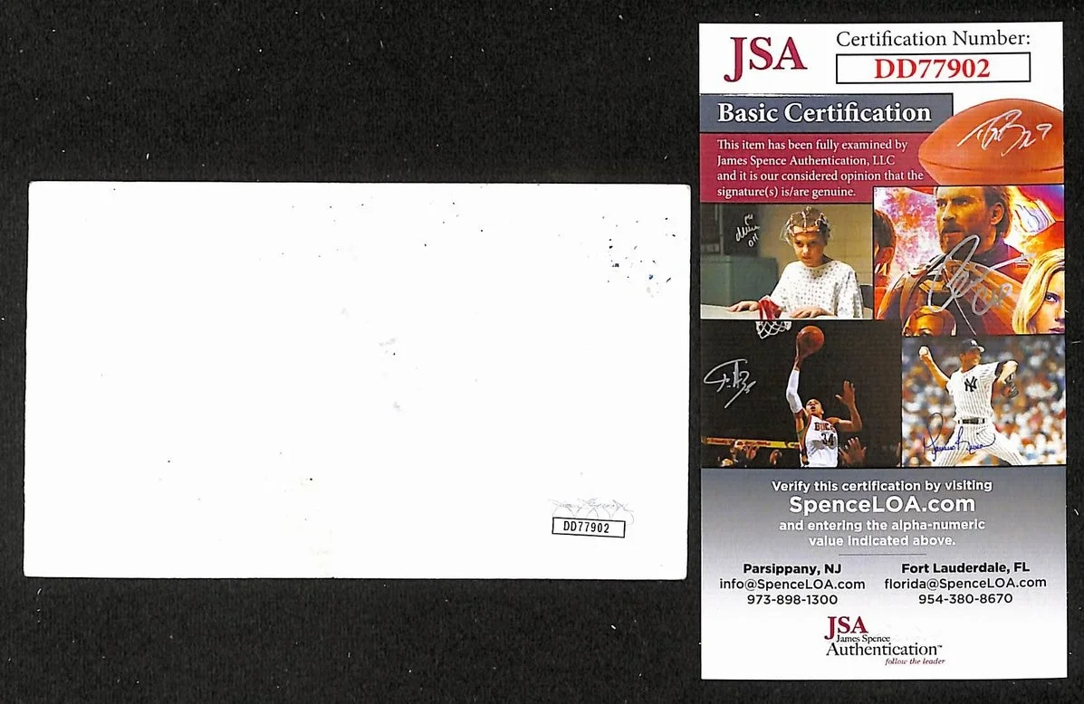 Charles Fleischer Signed/Autographed 3x5 Index Card Actor JSA BA205557, image 2