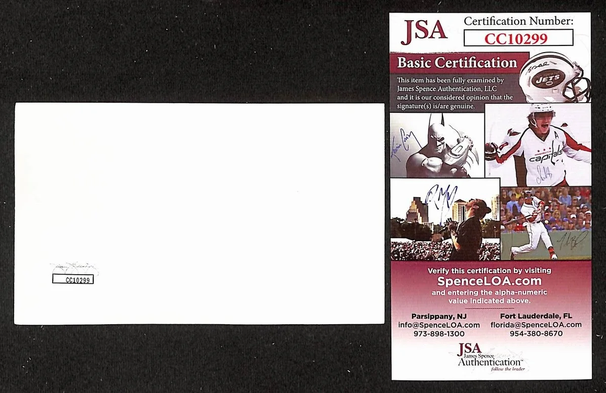 Butch Vig Signed/Autographed 3x5 Index Card Garbage Nirvana JSA BA205554, image 2