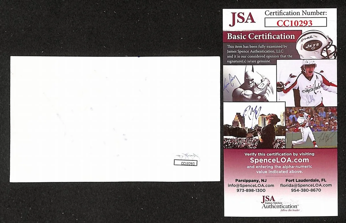 Patti LaBelle Signed/Autographed 3x5 Index Card Singer JSA BA205512, image 2