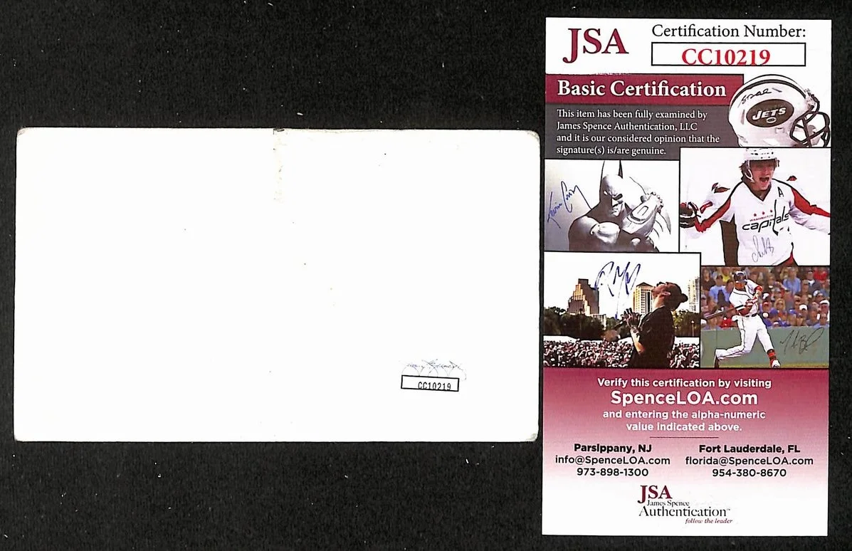 Carl Reiner Signed/Autographed 3x5 Index Card Actor JSA BA205508, изображение 2