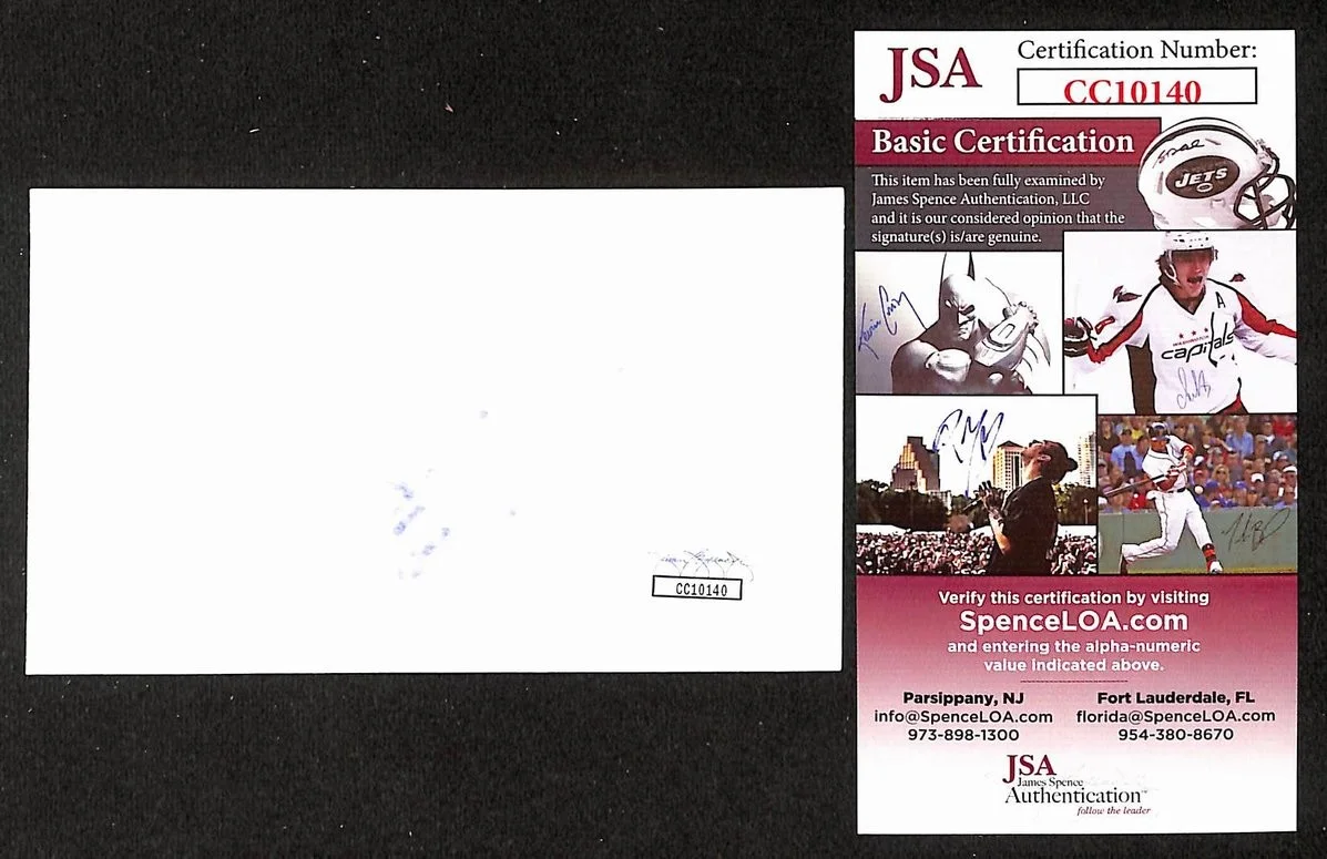 Ian Paice Signed/Autographed 3x5 Index Card Deep Purple JSA BA205505, изображение 2