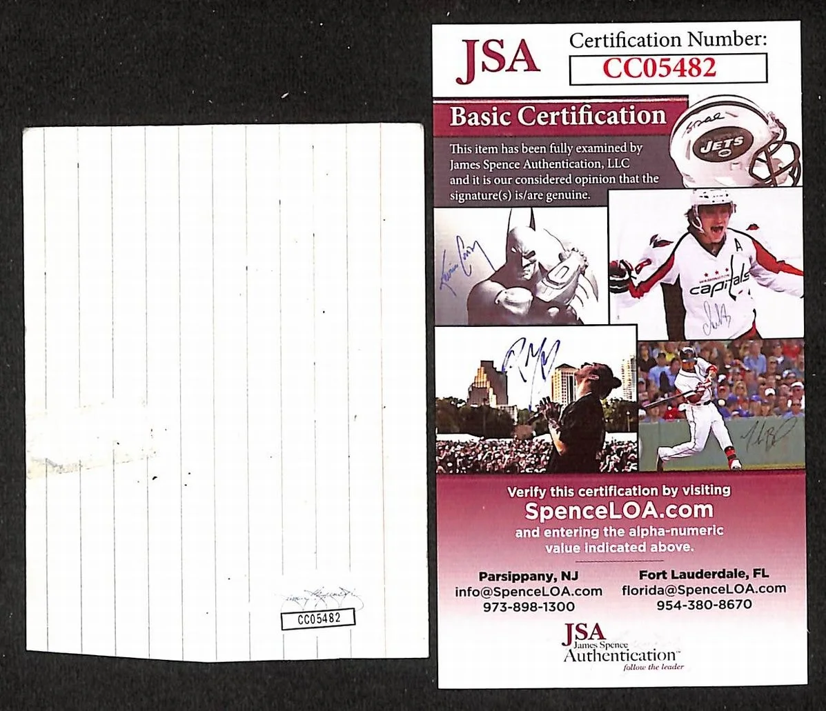 Jeremy Irons Signed/Autographed Cut Signature Actor JSA BA205498, изображение 2