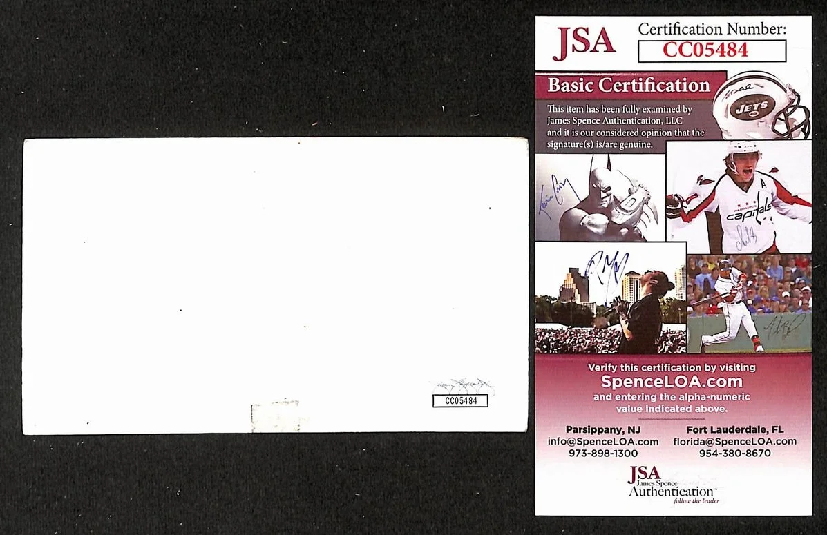 Elliott Gould Signed/Autographed 3x5 Index Card Actor JSA BA205499, image 2