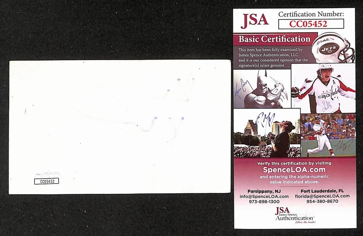 Kevin Kline Signed/Autographed 3x5 Index Card Fish Called Wanda JSA BA205493, image 2