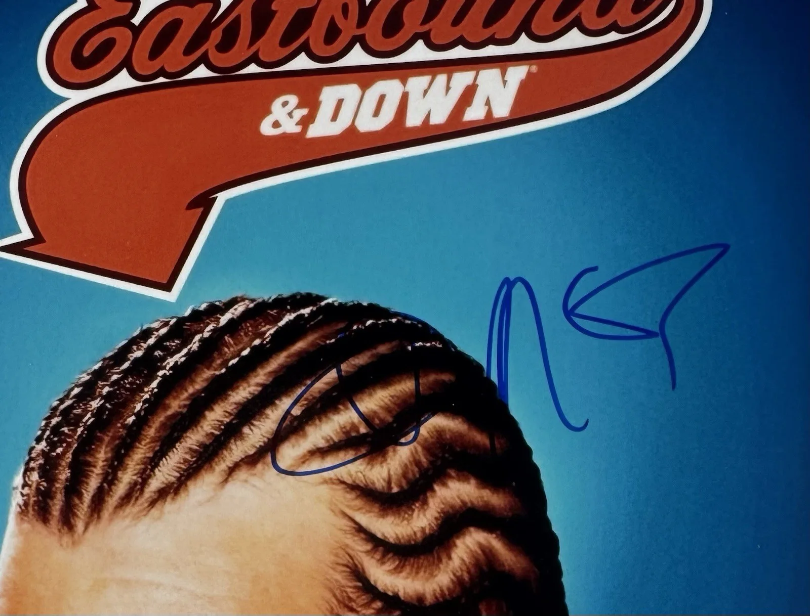 DANNY MCBRIDE — DANNY MCBRIDE SIGNED AUTOGRAPH KENNY POWERS EASTBOUND & DOWN 8X10 PHOTO +JSA COA, изображение 3
