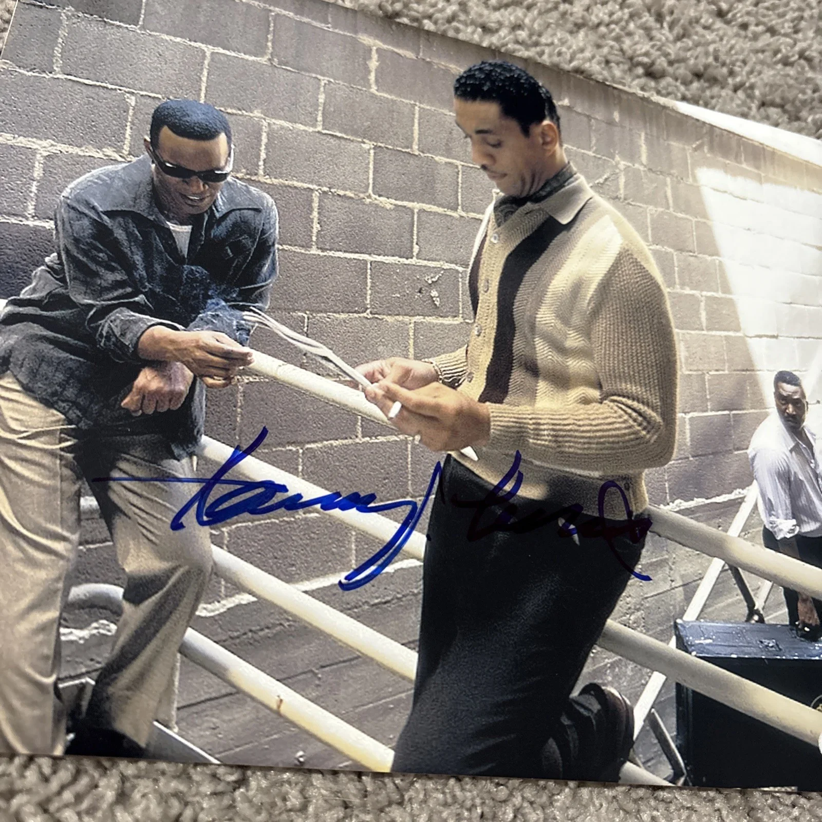 PSA COA Harry Lennix Signed 8x10 Photo Ray Superman Autograph Actor, изображение 2