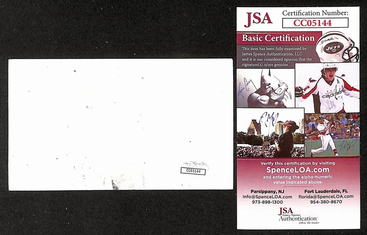 Walter Koenig Signed/Autographed 3x5 Index Card Actor JSA BA205485, image 2