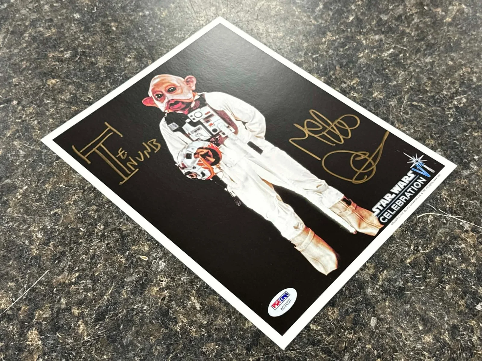 Mike Quinn — Mike Quinn Signed Autograph 8x10 Star Wars Ten Numb Photo w/ PSA/DNA C.O.A, изображение 3