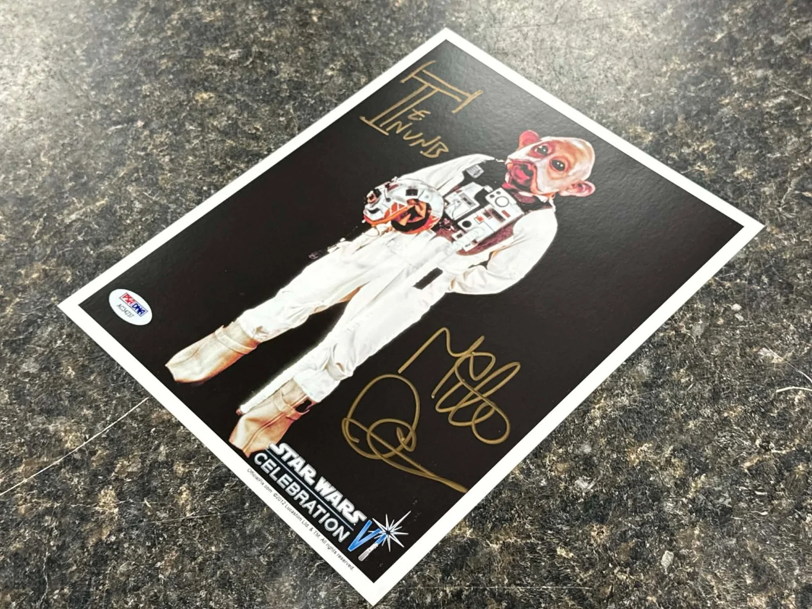 Mike Quinn — Mike Quinn Signed Autograph 8x10 Star Wars Ten Numb Photo w/ PSA/DNA C.O.A, изображение 5