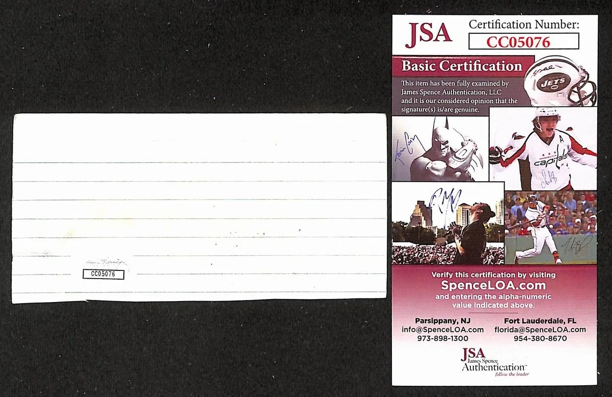 Glenda Jackson Signed/Autographed Cut Signature Actress JSA BA205475, изображение 2