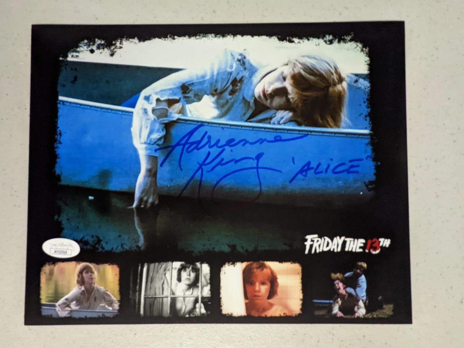 adrienne king — Adrienne KING Signed 8X10 Photo Jason Friday the 13th ALICE Autograph BAS JSA B