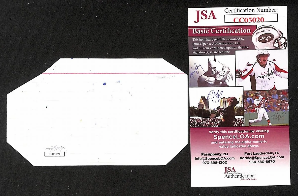 Tommy Chong Signed/Autographed Cut Signature Actor JSA BA205467, изображение 2