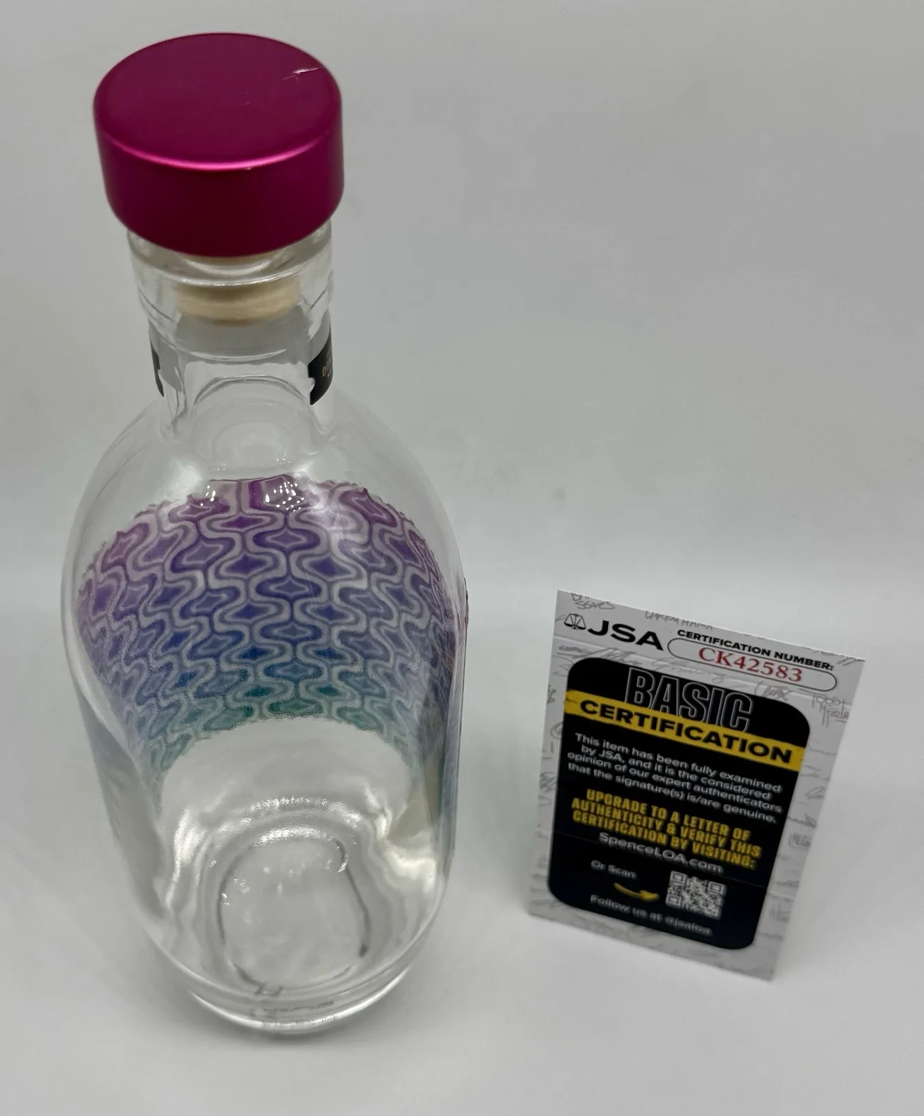 DANNY MCBRIDE — DANNY MCBRIDE HAND SIGNED AUTOGRAPH EMPTY DON GATO TEQUILA BOTTLE +JSA COA, image 5