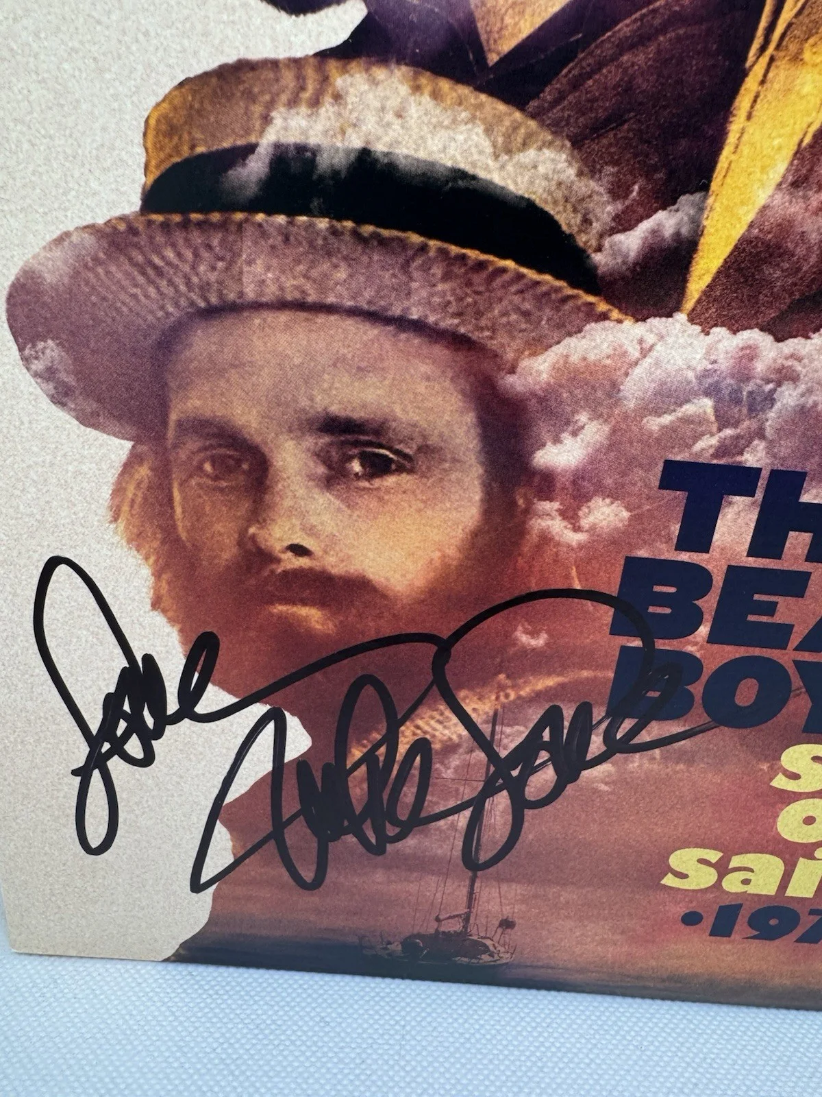 MIKE LOVE SIGNED VINYL SAIL ON SAILOR BEACH BOYS AUTOGRAPH JSA COA RECORD ALBUM, изображение 2