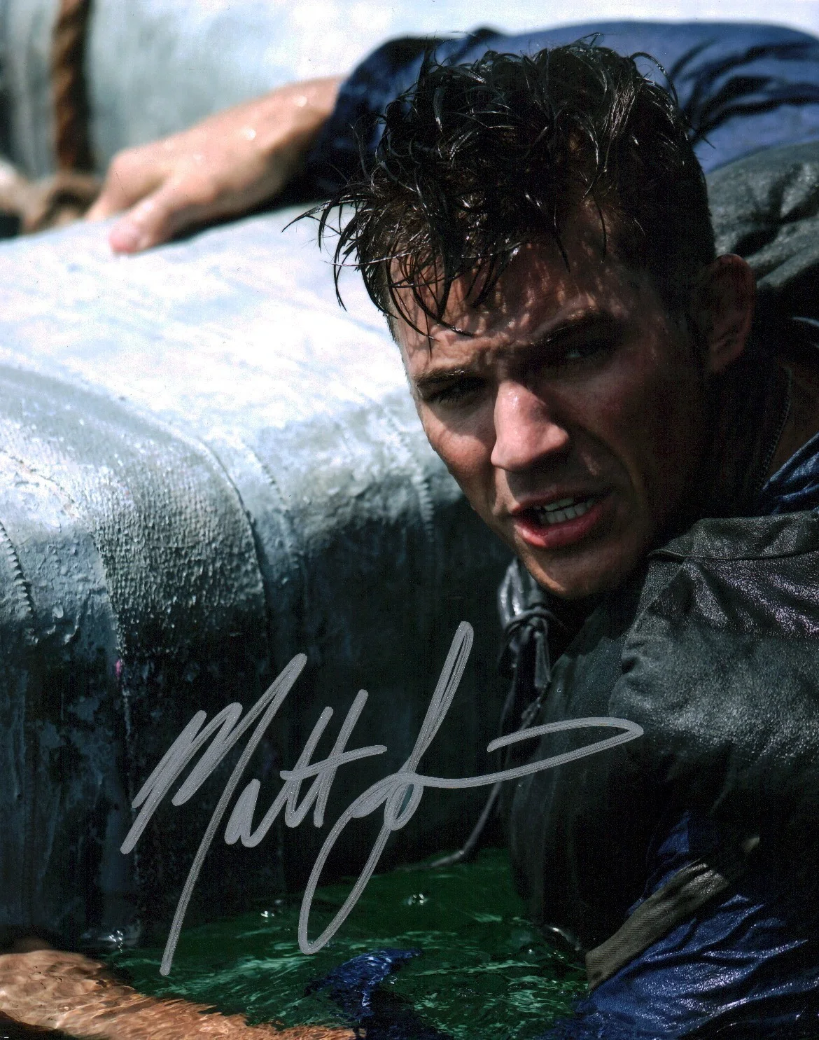 Matt Lanter — Matt Lanter USS Indianapolis: Men of Courage 8x10 Signed Photo JSA Cert Auto