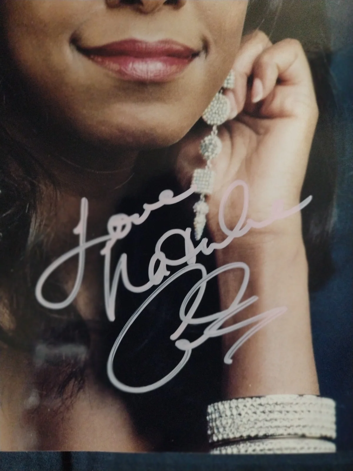 Autographed 8x10 Photo Natalie Cole COA Signed, image 2