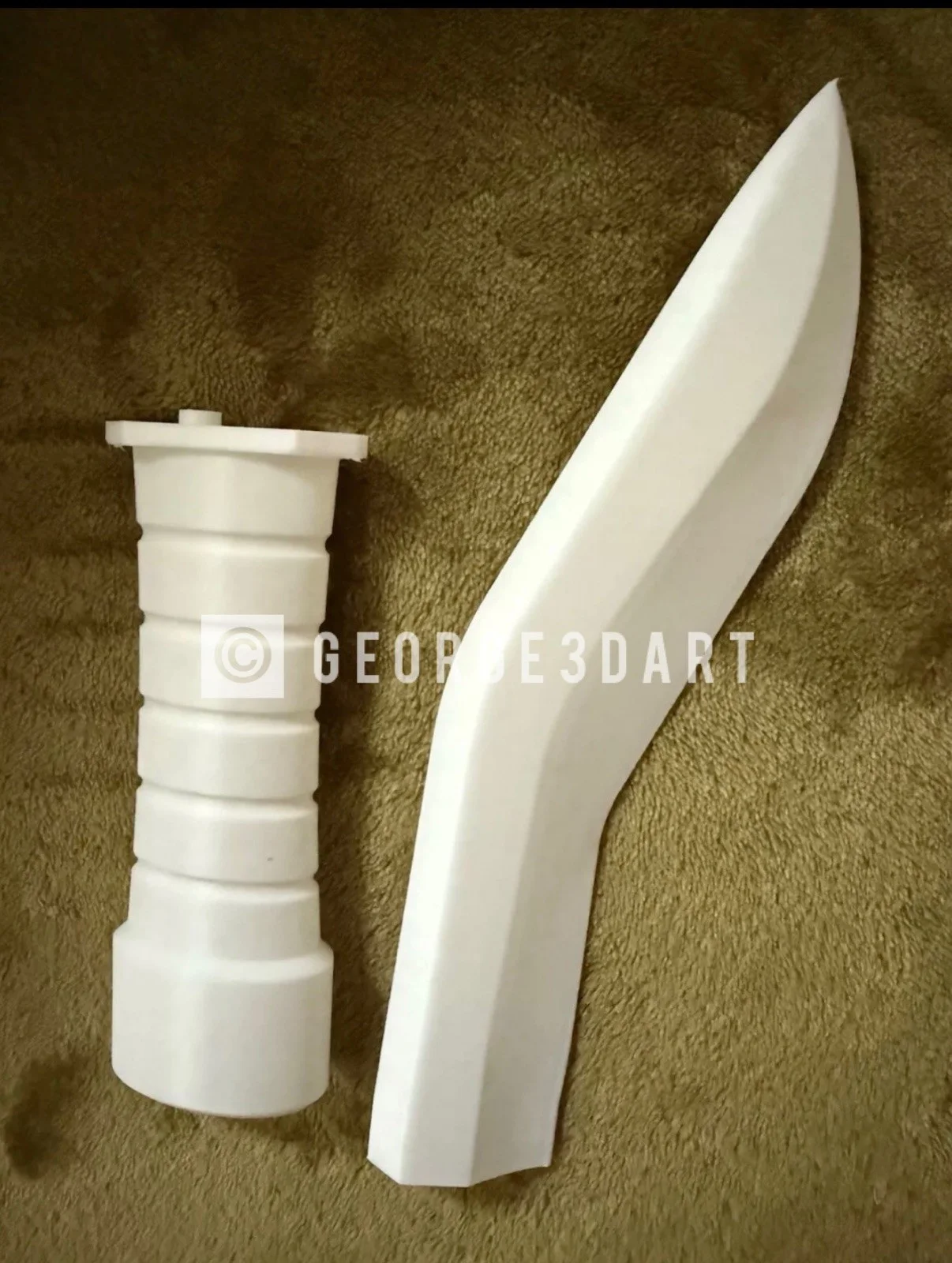 Emily's Halo knife 3d Printed prop, image 2