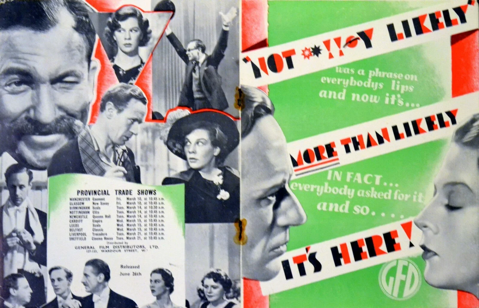 PYGMALION 1938 Leslie Howard, Wendy Hiller, Wilfrid Lawson TRADE ADVERT, изображение 2