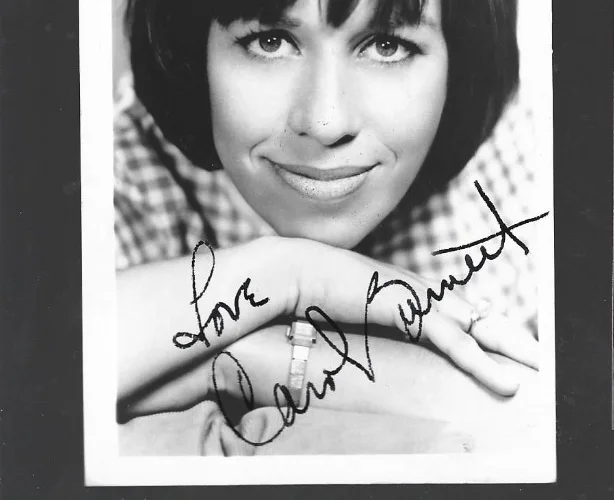 Original Hand Signed Carol Burnett 4 x 6 photo, image 2
