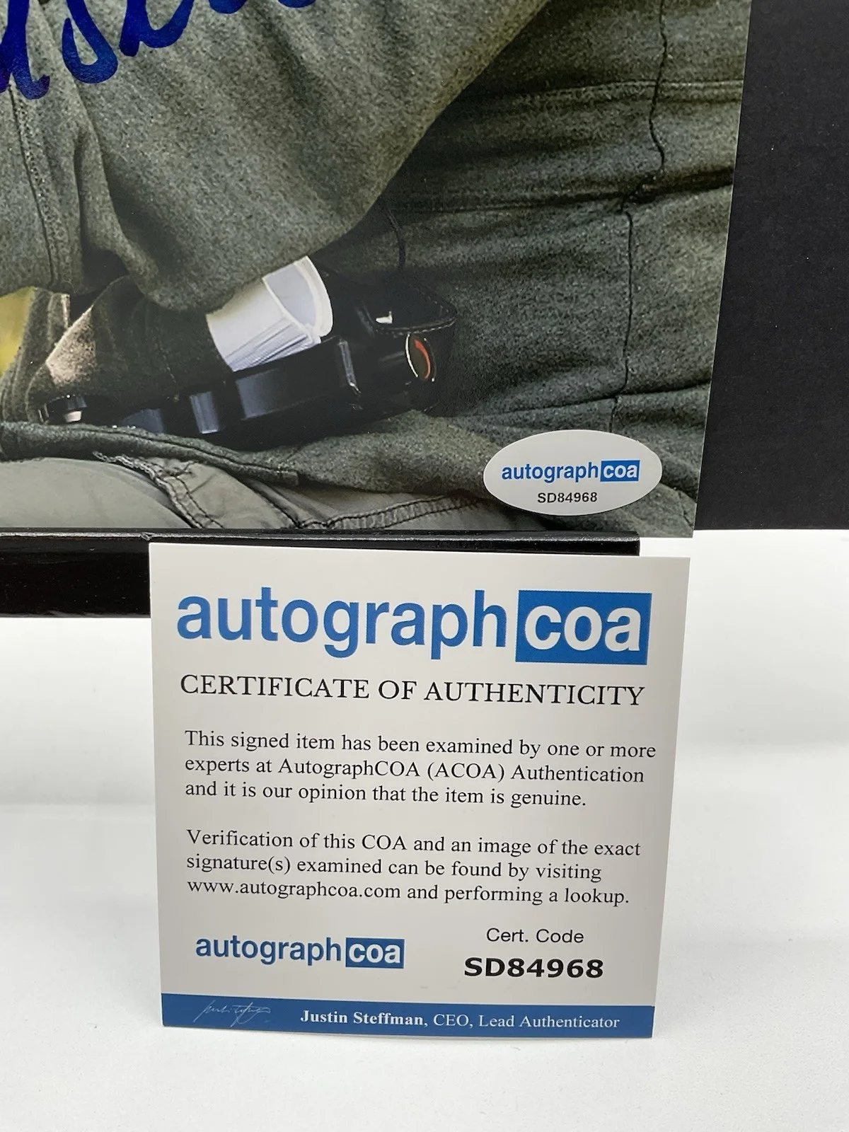 Uta Briesewitz — Uta Briesewitz signed 8x10 Stranger Things signed ACOA Director signed photo, image 3