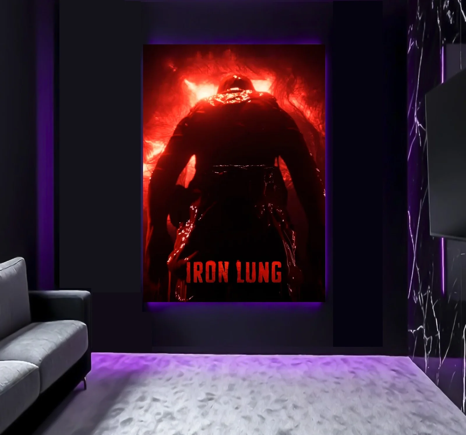 Large A0 A1 A2 A3 A4 Iron Lung Markiplier YouTube Horror Movie Wall Art Poster, image 2