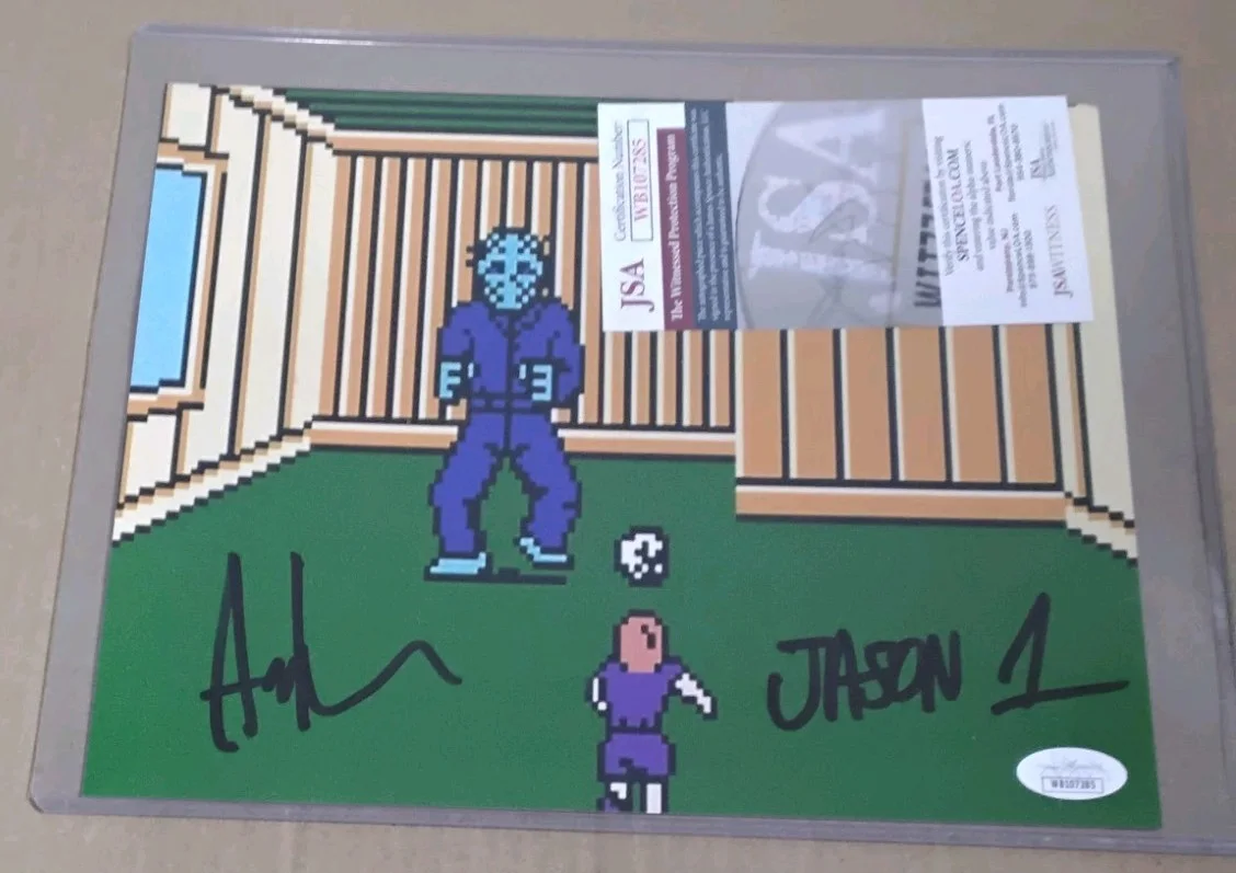 Ari Lehman — Ari Lehman Signed Friday The 13th Nintendo NES 11x14 Photo A Autograph JSA COA, image 3