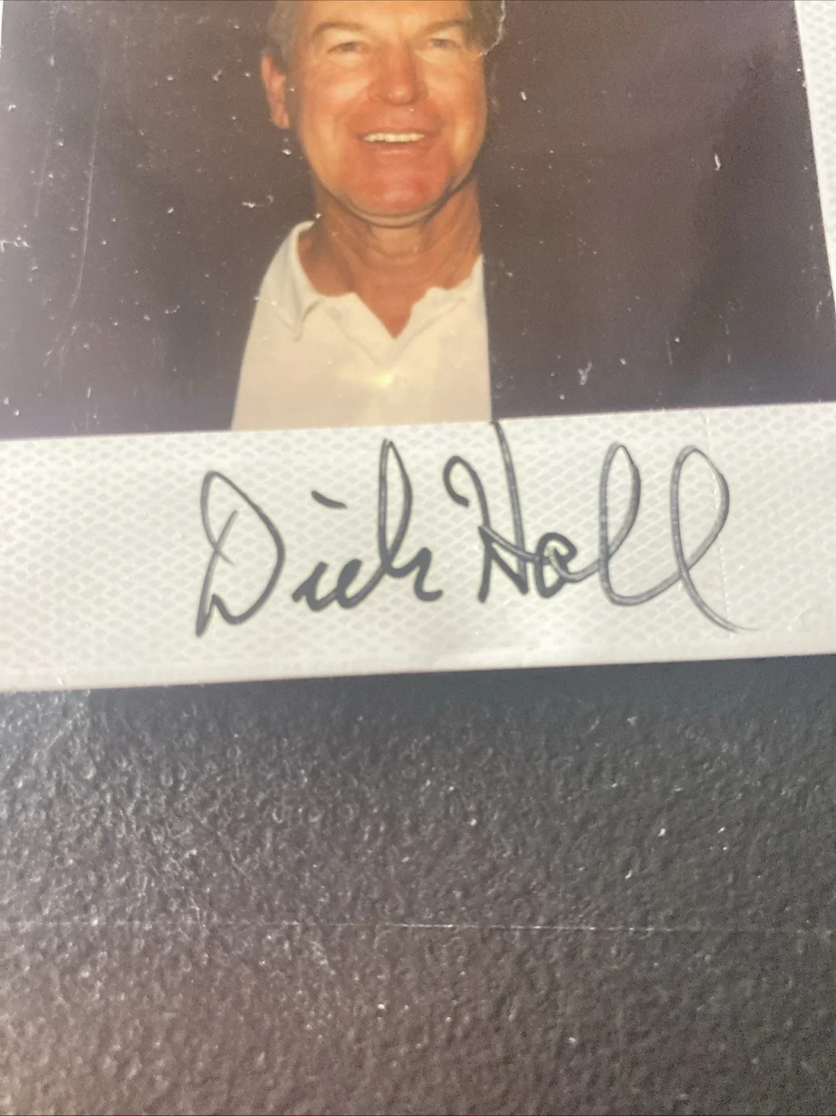 2024 Leaf Signed Polaroid Series Dick Hall Signed Polaroid Authentic By Leaf, изображение 2