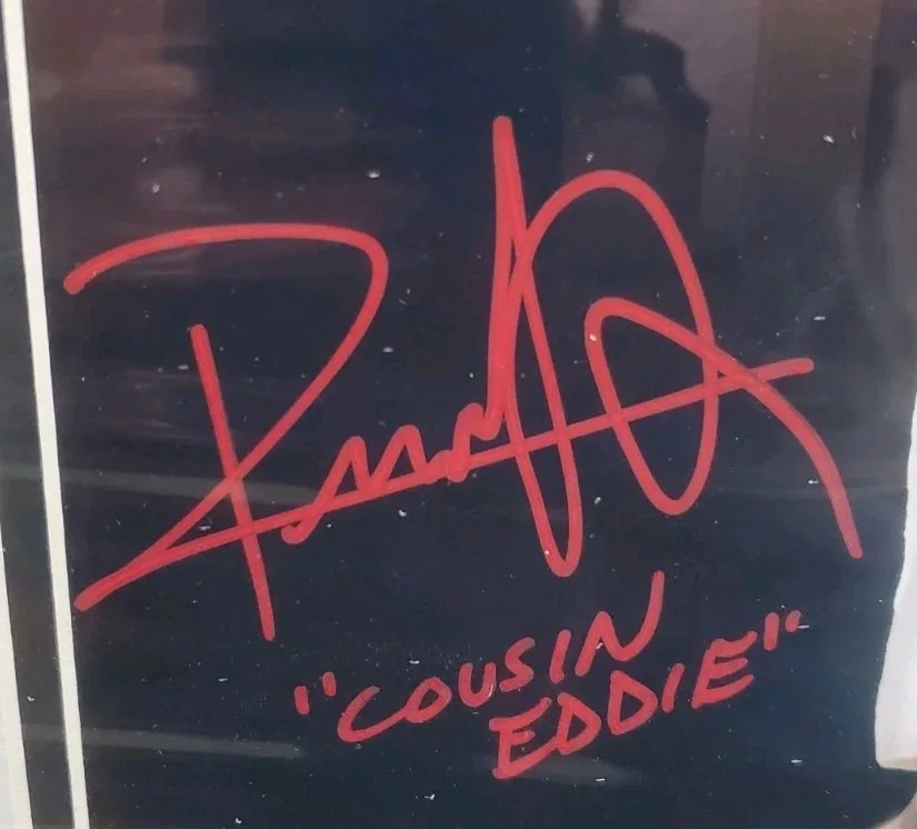 Randy Quaid — NICE FRAMED & Matted Randy Quaid Autographed 8x10 Photo JSA Christmas Vacation, изображение 2