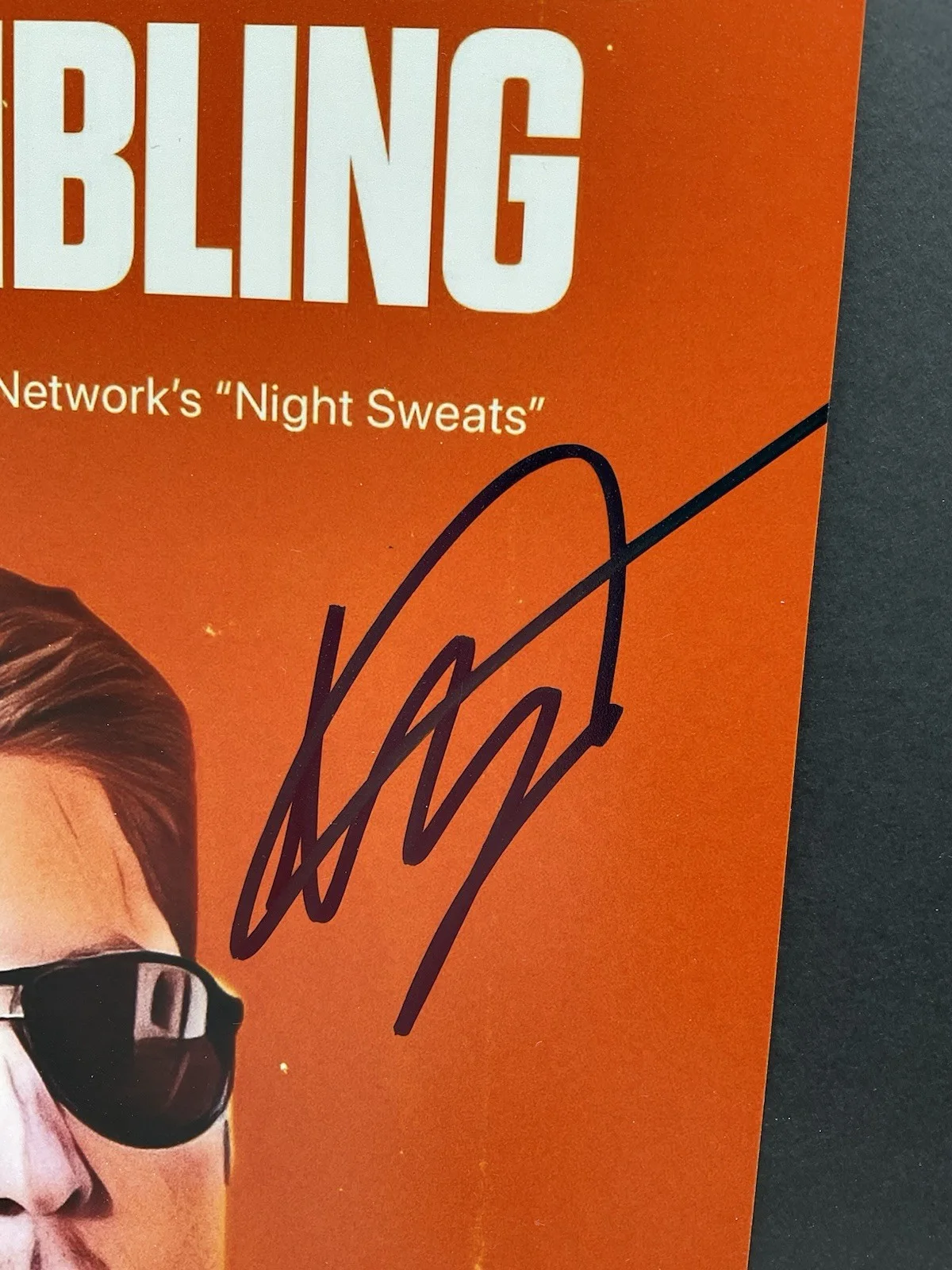 Trent Attyah — Trent Attyah signed 8x10 photo Bookit signed photo Gambling Night Sweats ACOA, изображение 2