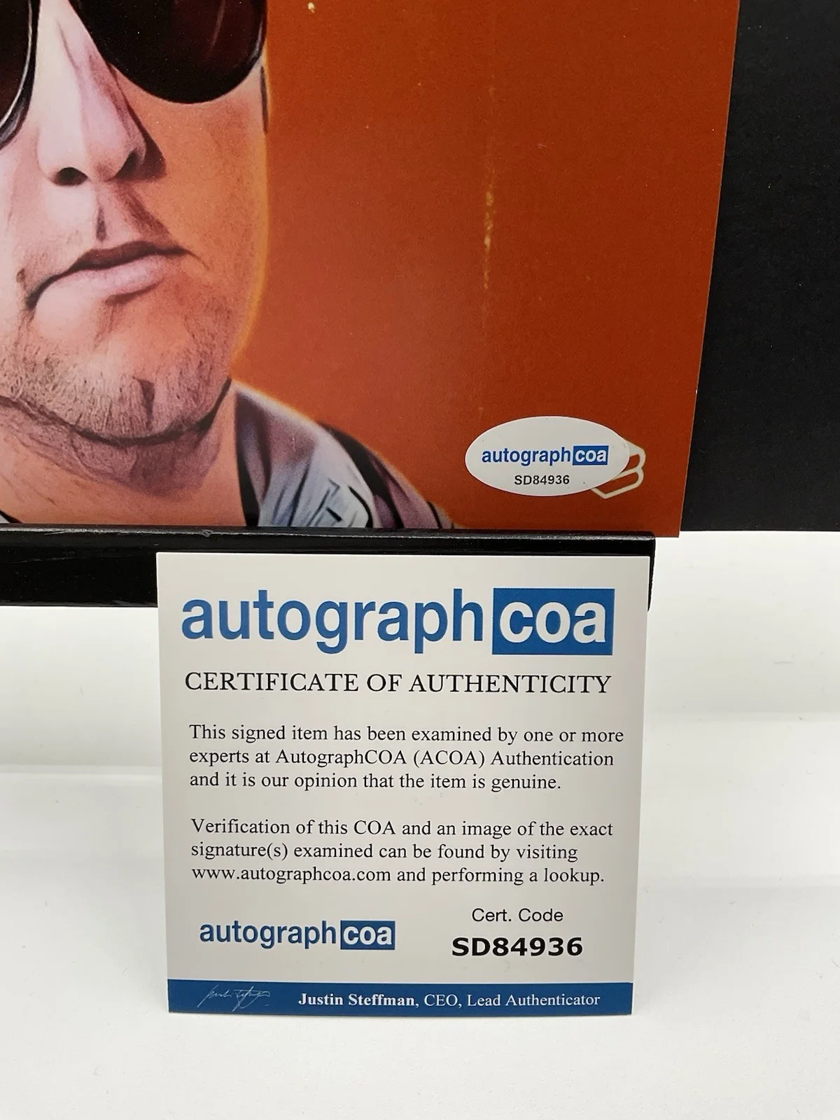 Trent Attyah — Trent Attyah signed 8x10 photo Bookit signed photo Gambling Night Sweats ACOA, изображение 3