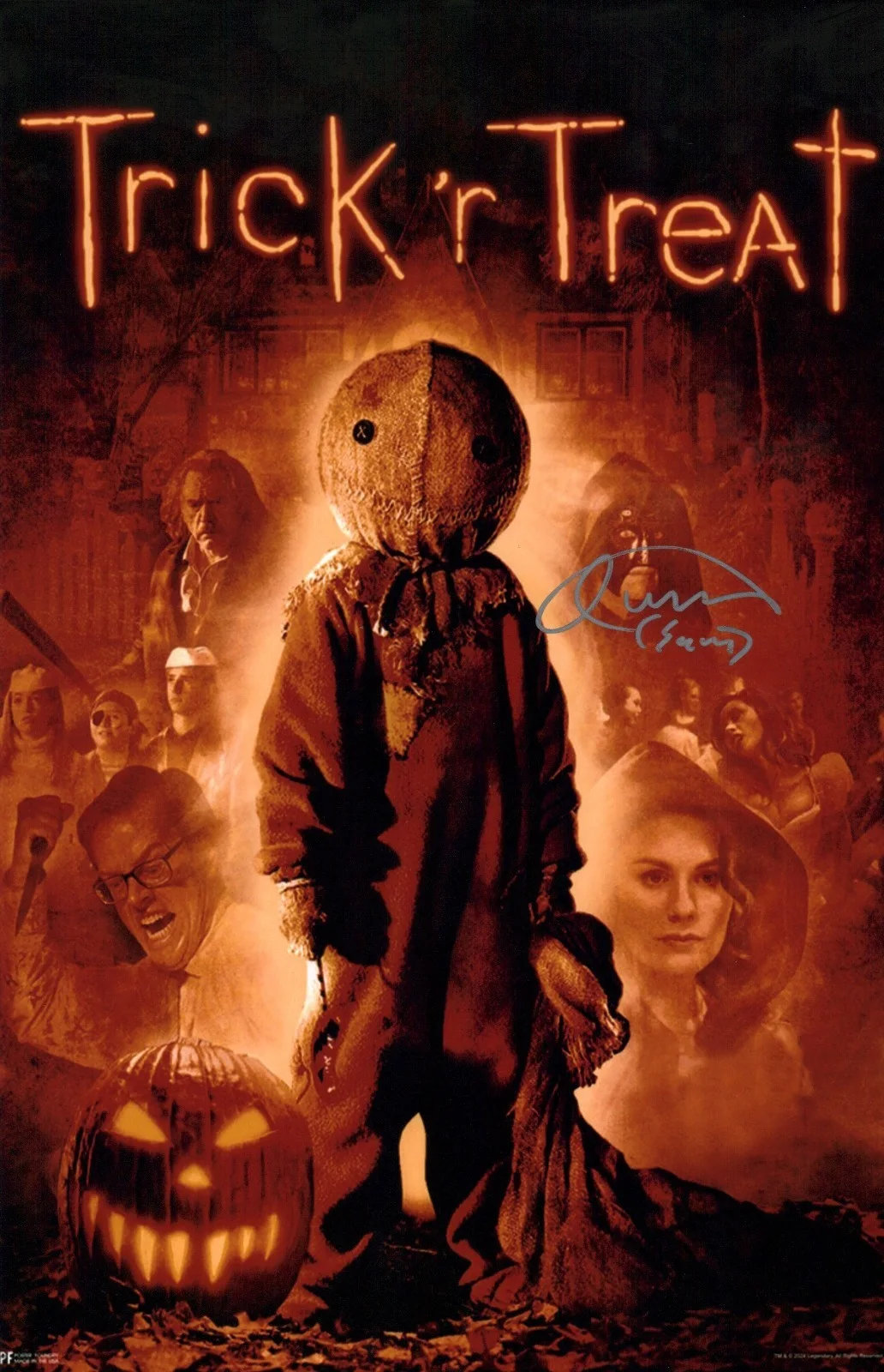 Quinn Lord — Quinn Lord Trick 'r Treat 11x17 Signed Photo Poster JSA Certified Autograph