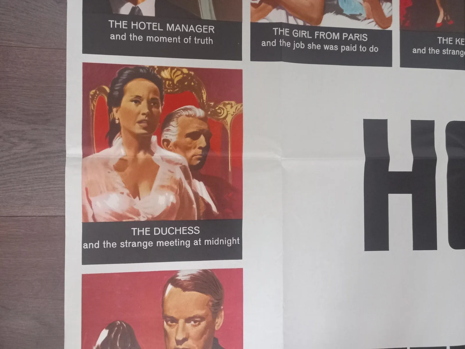 HOTEL 1967 BRITISH QUAD POSTER ROD TAYLOR CATHERINE SPAAK KARL MALDEN, изображение 3