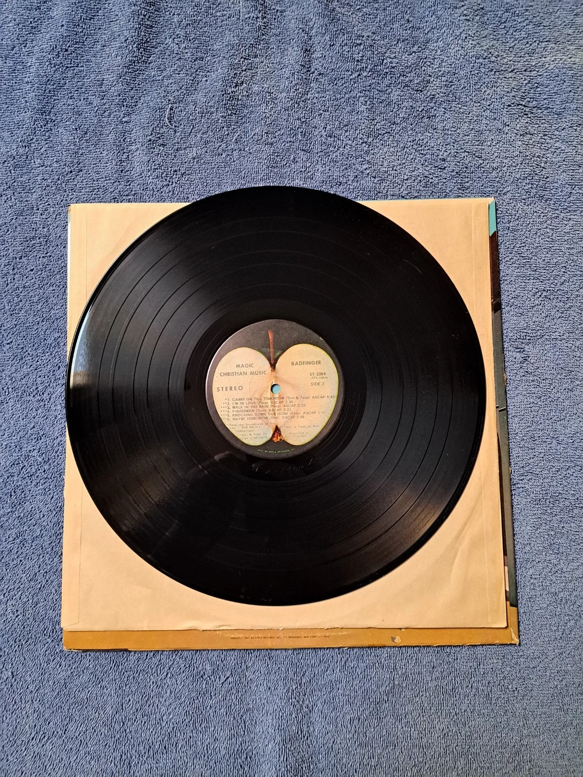 JOEY MOLLAND SIGNED BADFINGER MAGIC CHRISTIAN MUSIC LP VINYL ALBUM JSA COA, изображение 5