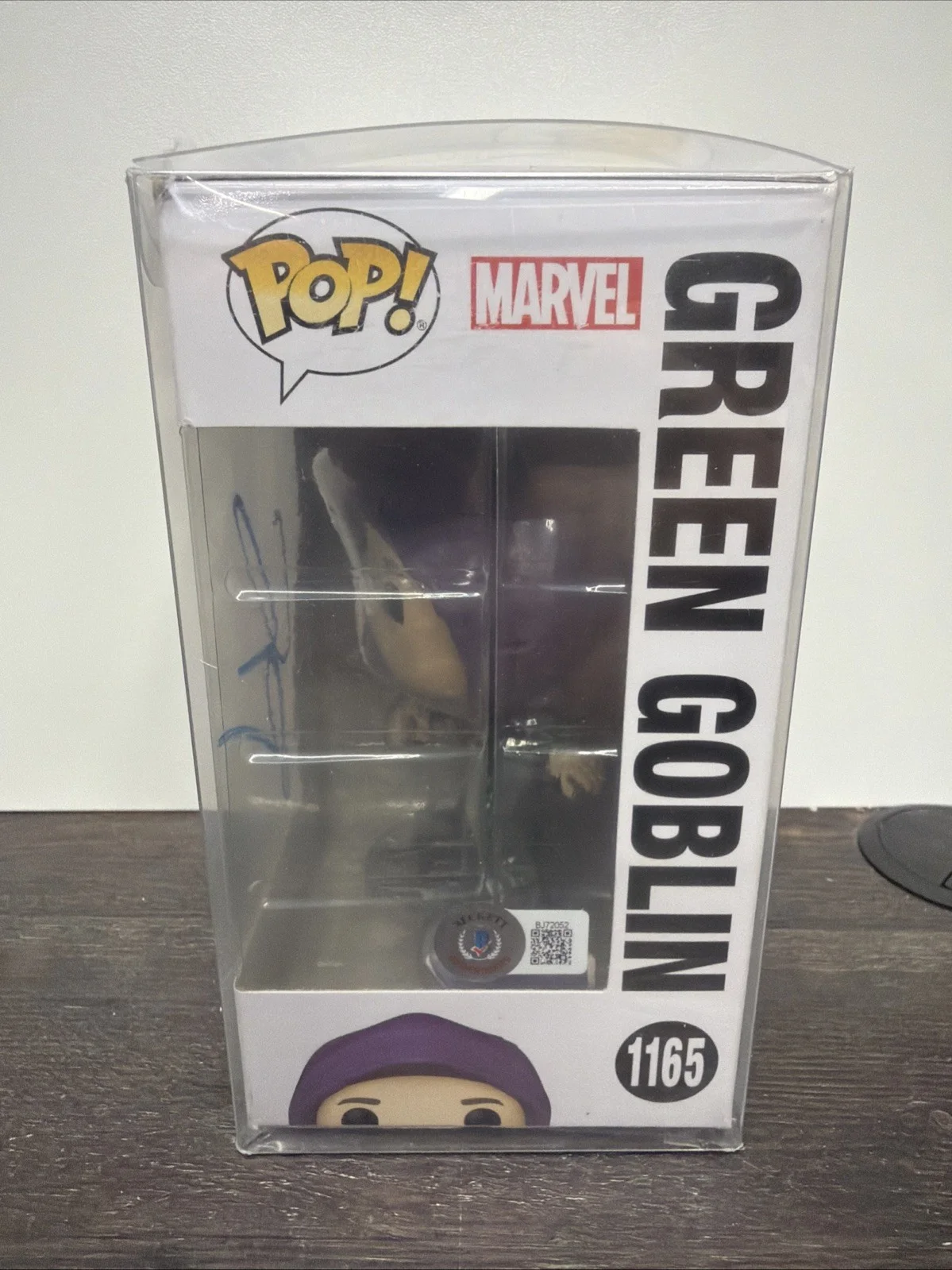 Willem Defoe Signed Funko - Green Goblin - Spiderman - Autographed 1165, изображение 2