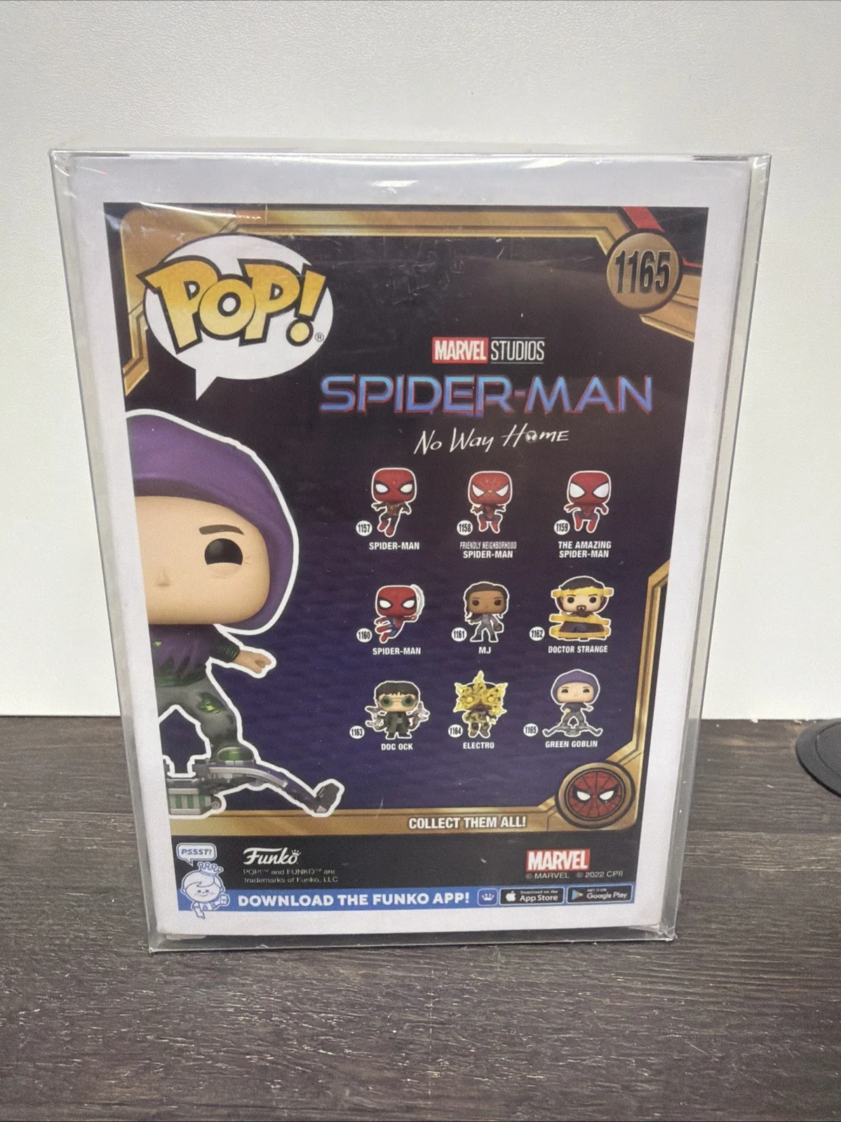 Willem Defoe Signed Funko - Green Goblin - Spiderman - Autographed 1165, изображение 4