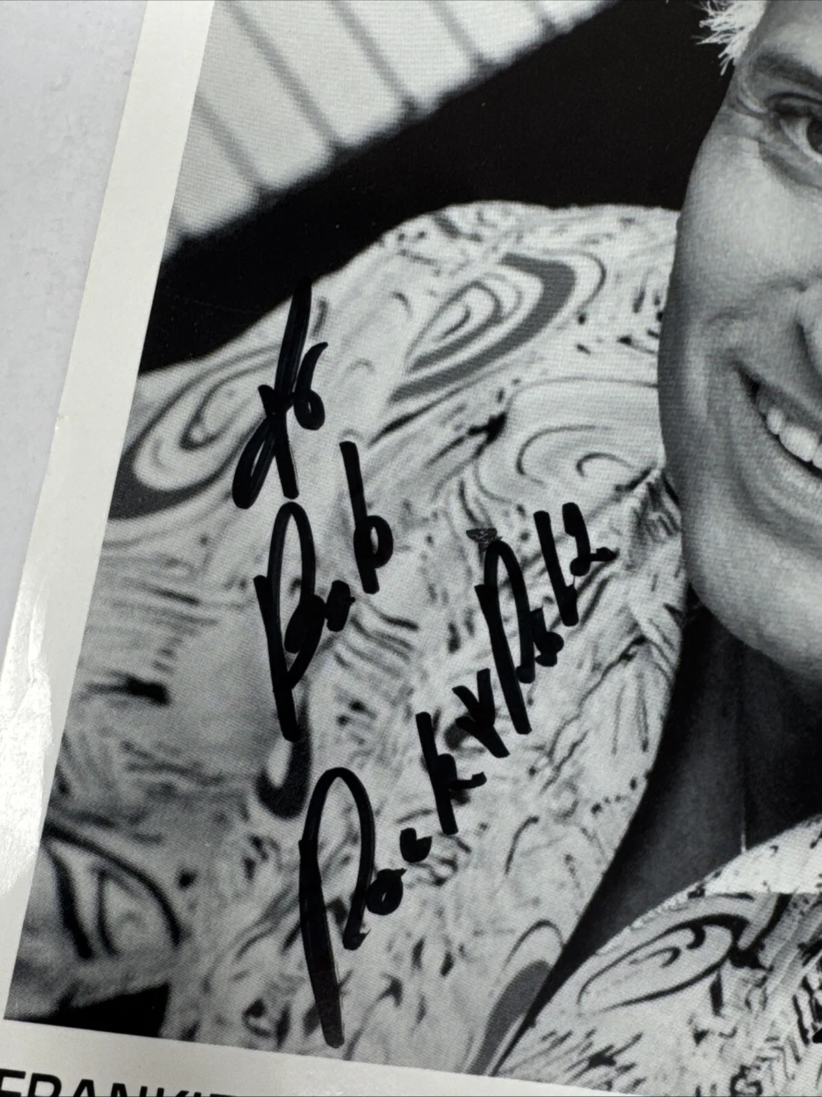 Frankie Ford — Frankie Ford Publicity Photo Signed Autographed Vintage B&W 8" x 10", изображение 2