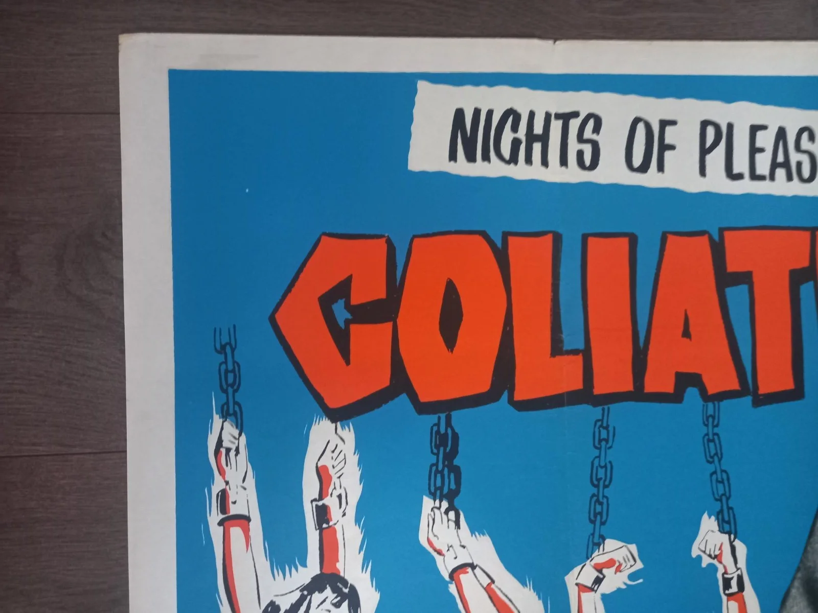 GOLIATH AND THE SINS OF BABYLON 1963 BRITISH QUAD POSTER MARK FOREST JOSE GRECI, изображение 3