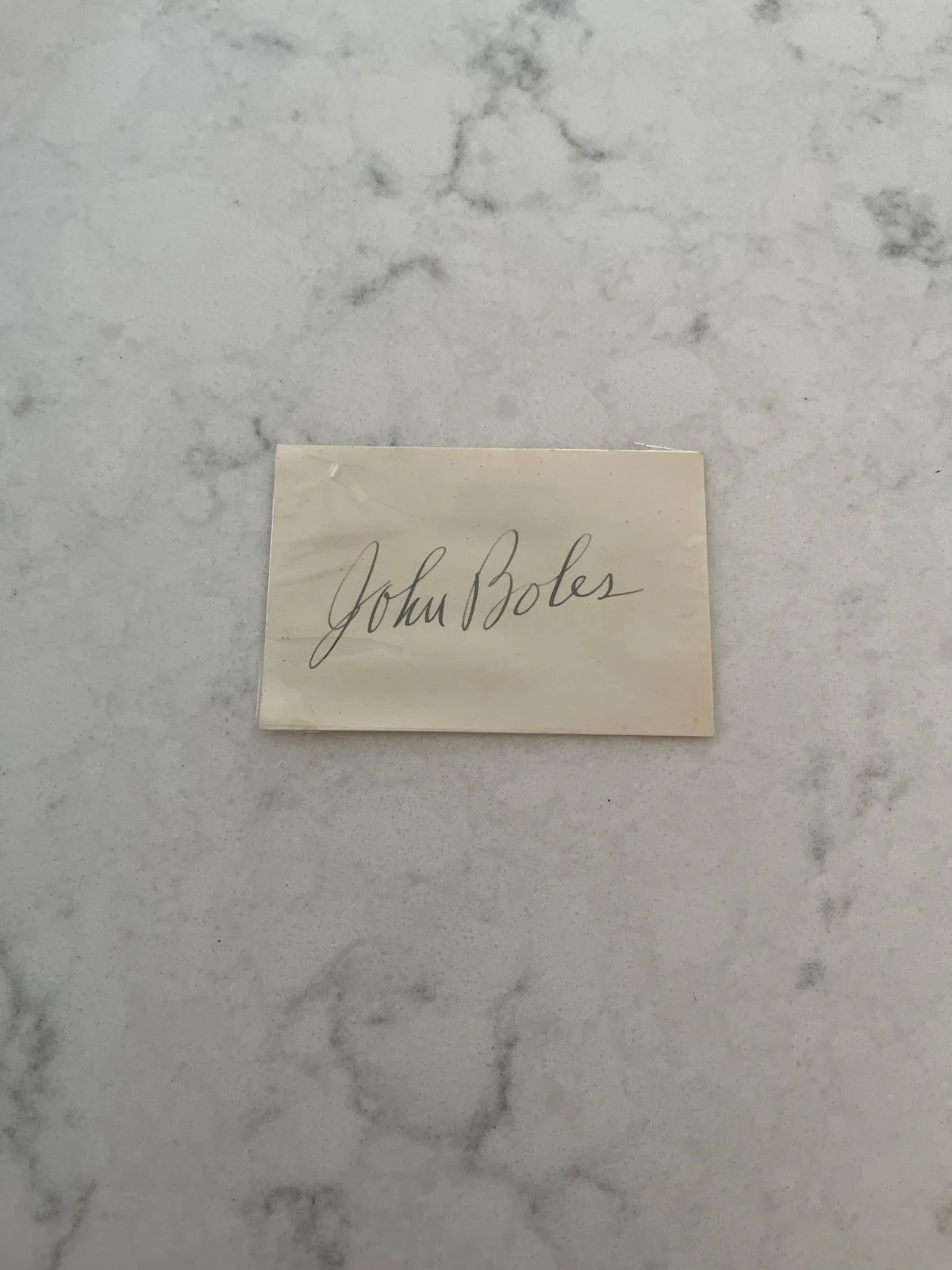 John Boles — John Boles * American Singer and Actor *Signed Autograph - 1930s NYC - signature