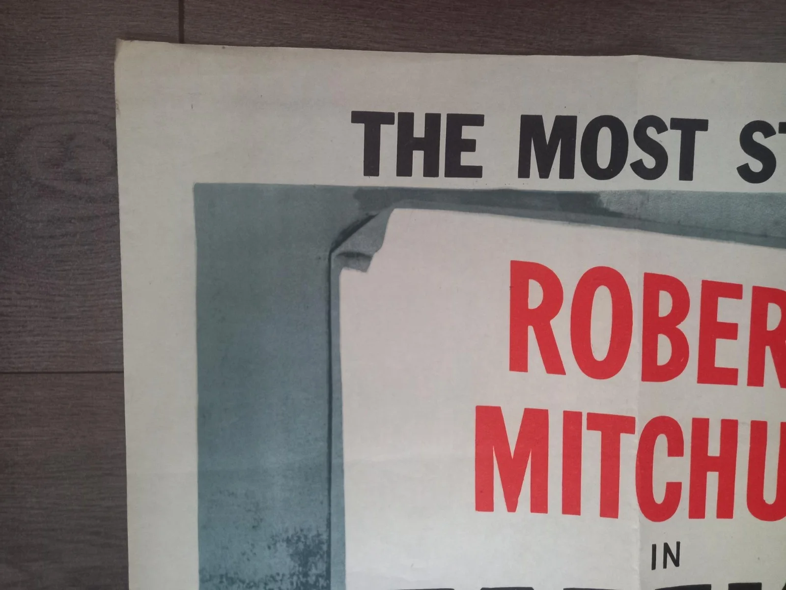 FOREIGN INTRIGUE 1956 BRITISH QUAD POSTER ROBERT MITCHUM GENEVIEVE PAGE, изображение 3