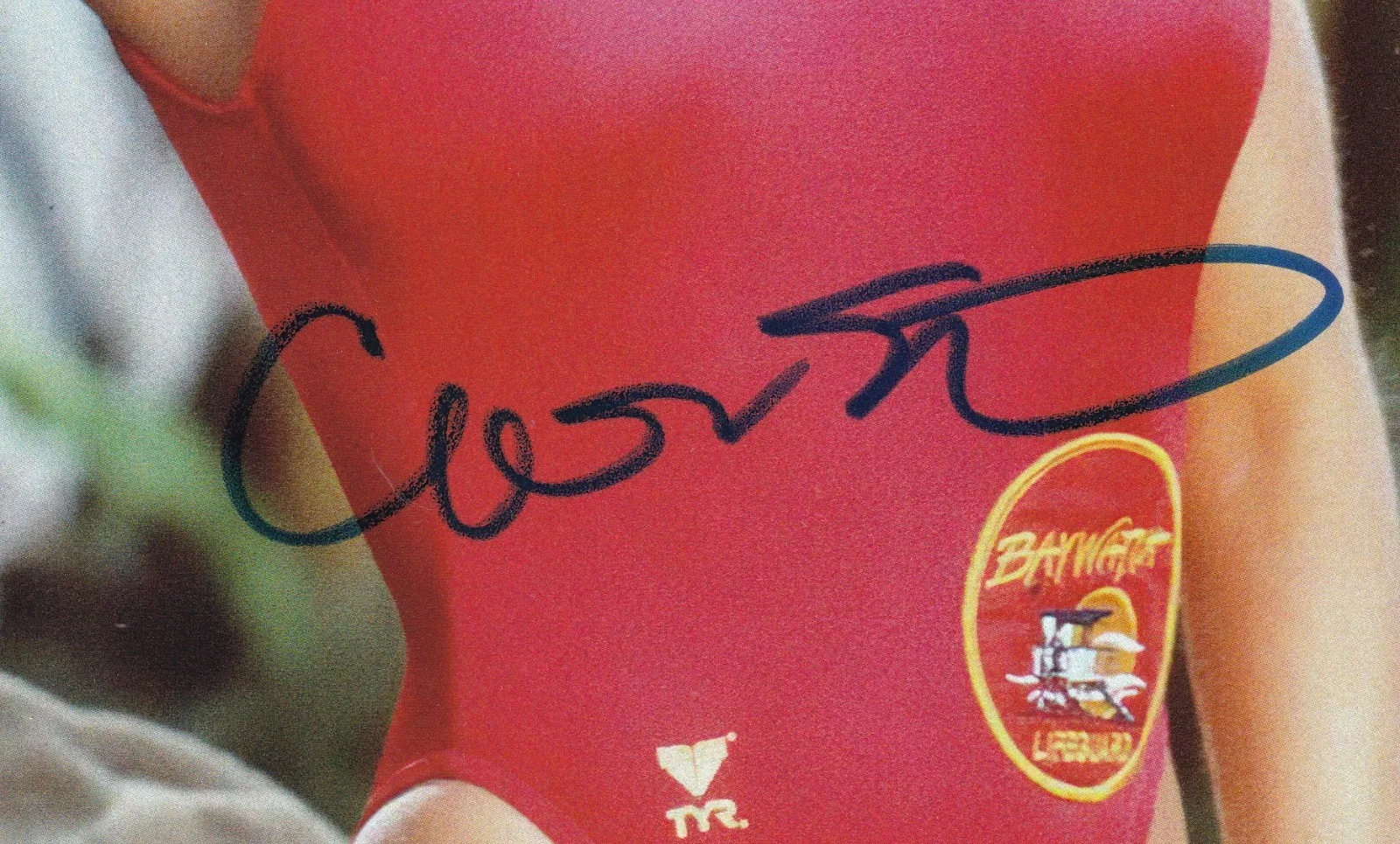 Carmen Electra — Carmen Electra Autographed 8x10 Photo in Baywatch Swimsuit Beckett Authentic, изображение 2