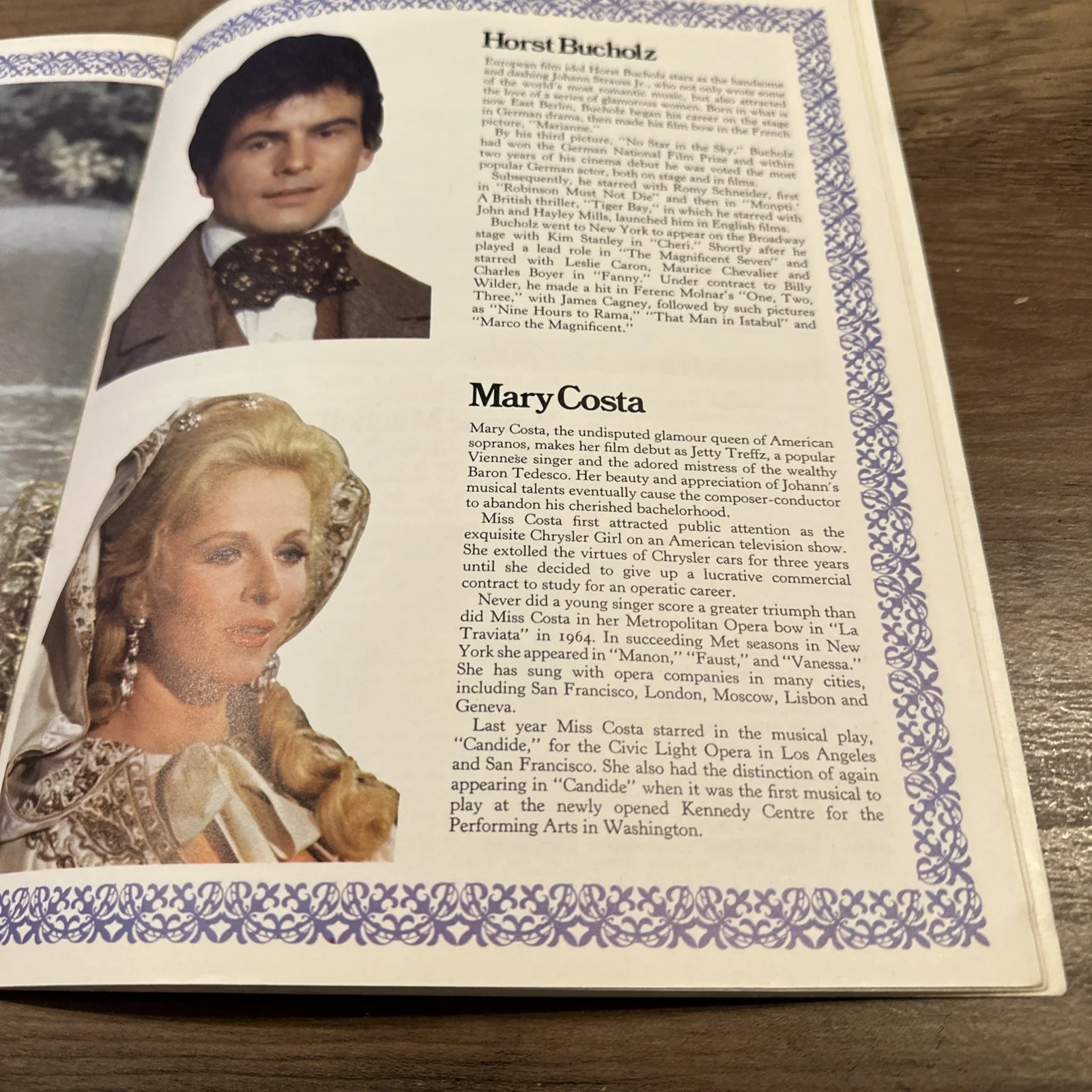 THE GREAT WALTZ 1972 promotional PROGRAM PRESS BOOK HORST BUCHHOLZ, изображение 4