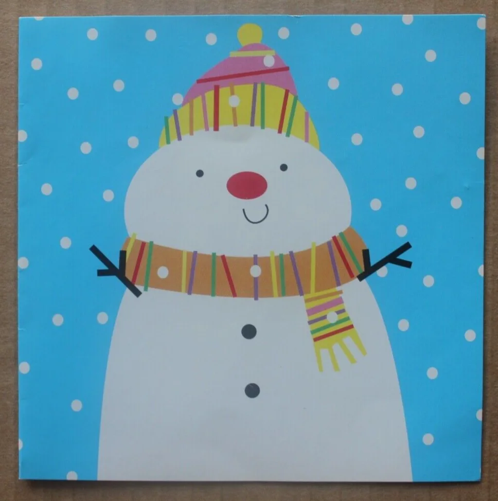 Jane Bubbles Horracks — French/Saunders program U.K Ab Fab with Jane Horracks "Bubbles" signed xmas card, image 5