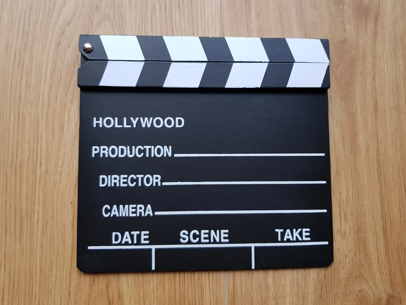 Film Directors Black&White Clapper Board Movie Scene Clapboard Photography Props, изображение 2