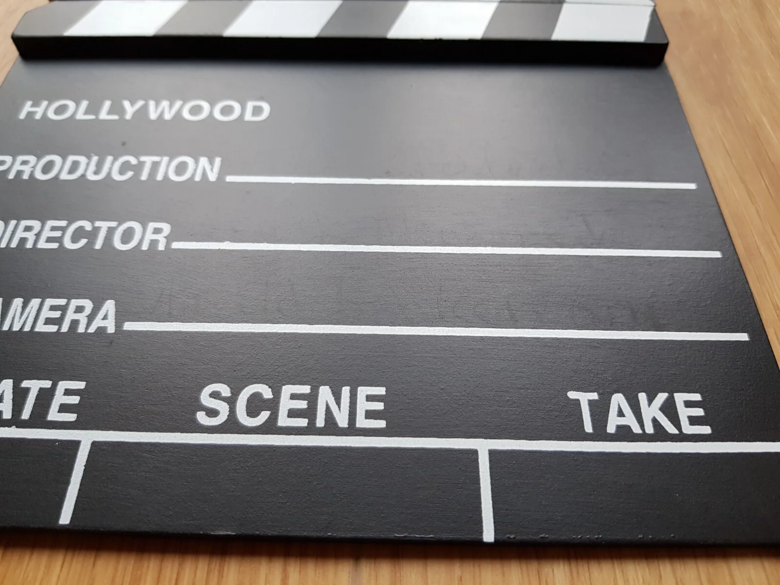 Film Directors Black&White Clapper Board Movie Scene Clapboard Photography Props, изображение 3
