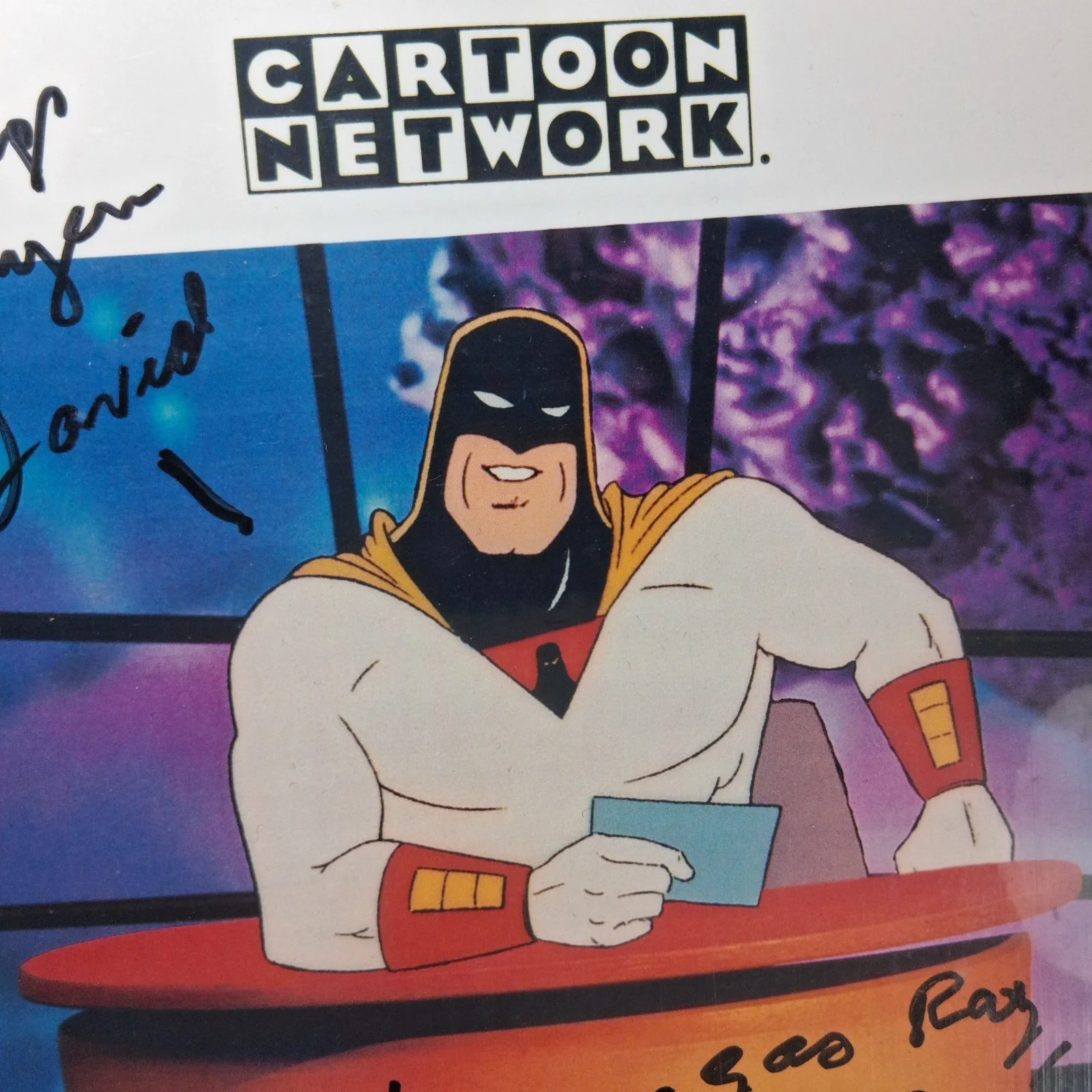 George Lowe — George Lowe Signed 8x10 – Space Ghost Coast to Coast – Personalized to David, image 4