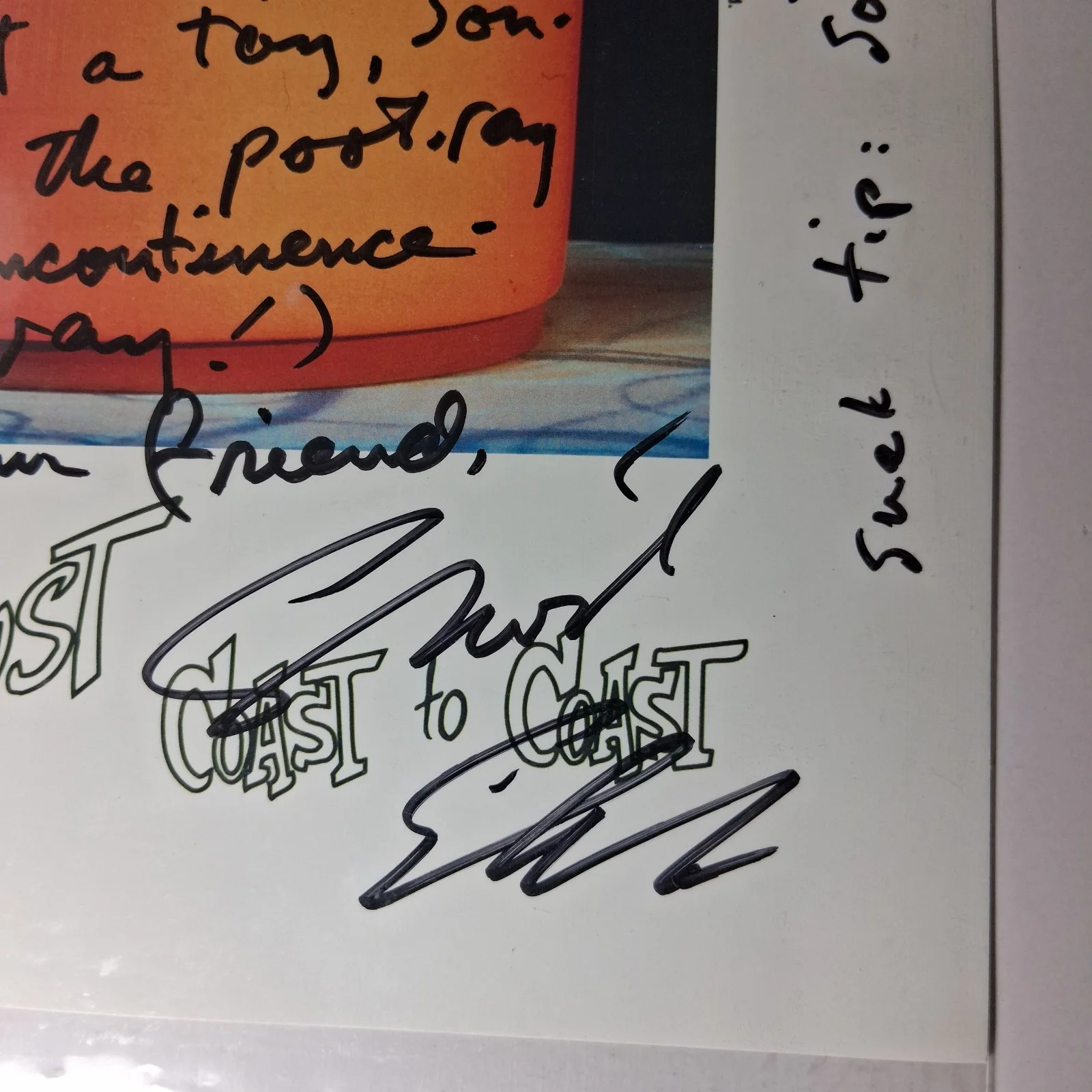 George Lowe — George Lowe Signed 8x10 – Space Ghost Coast to Coast – Personalized to David, image 5